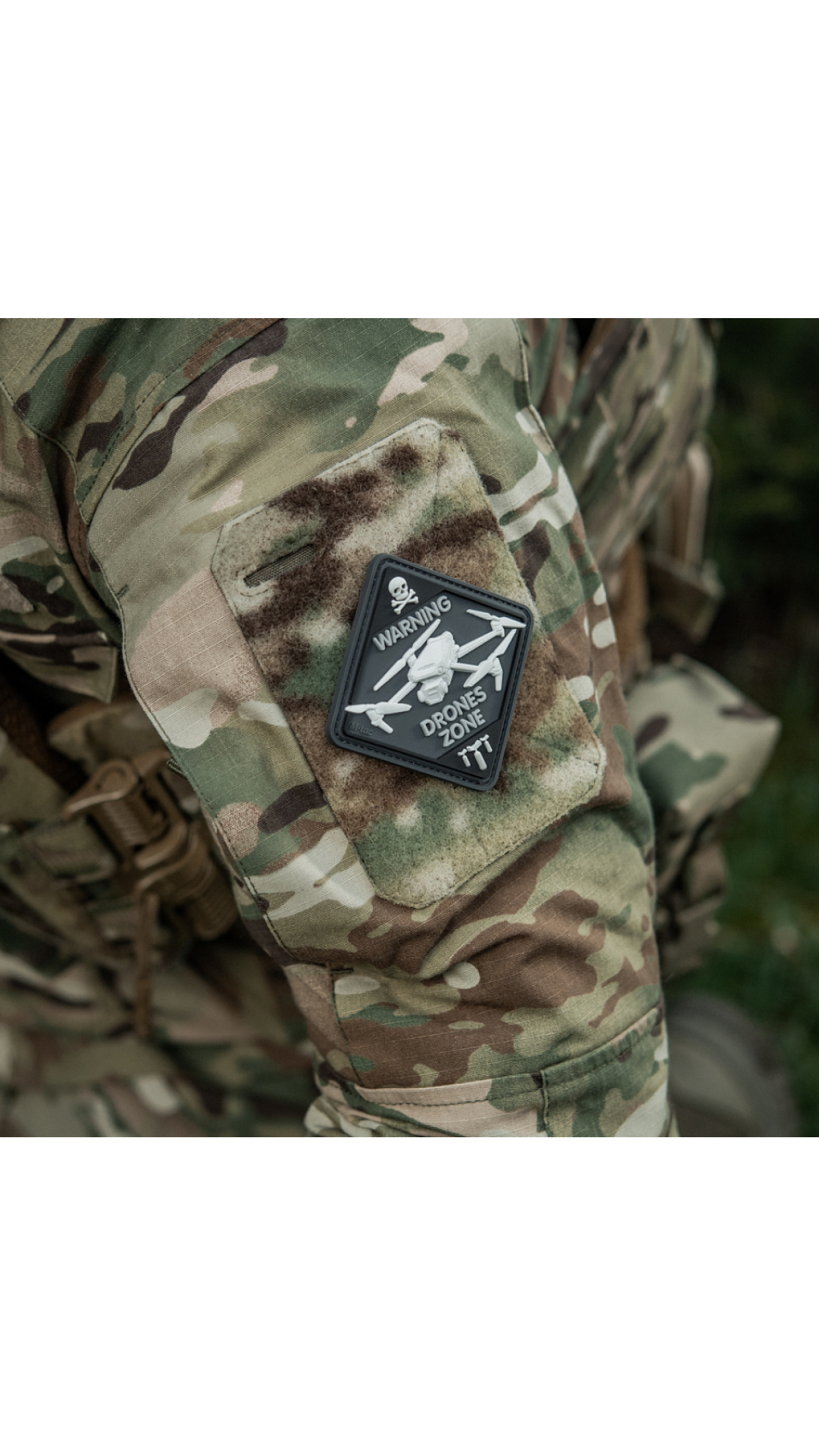 Патч "Drones zone" (ПВХ | Чёрный) ТМ M-Tac Патч "Drones zone" (ПВХ | Чёрный) ТМ M-Tac