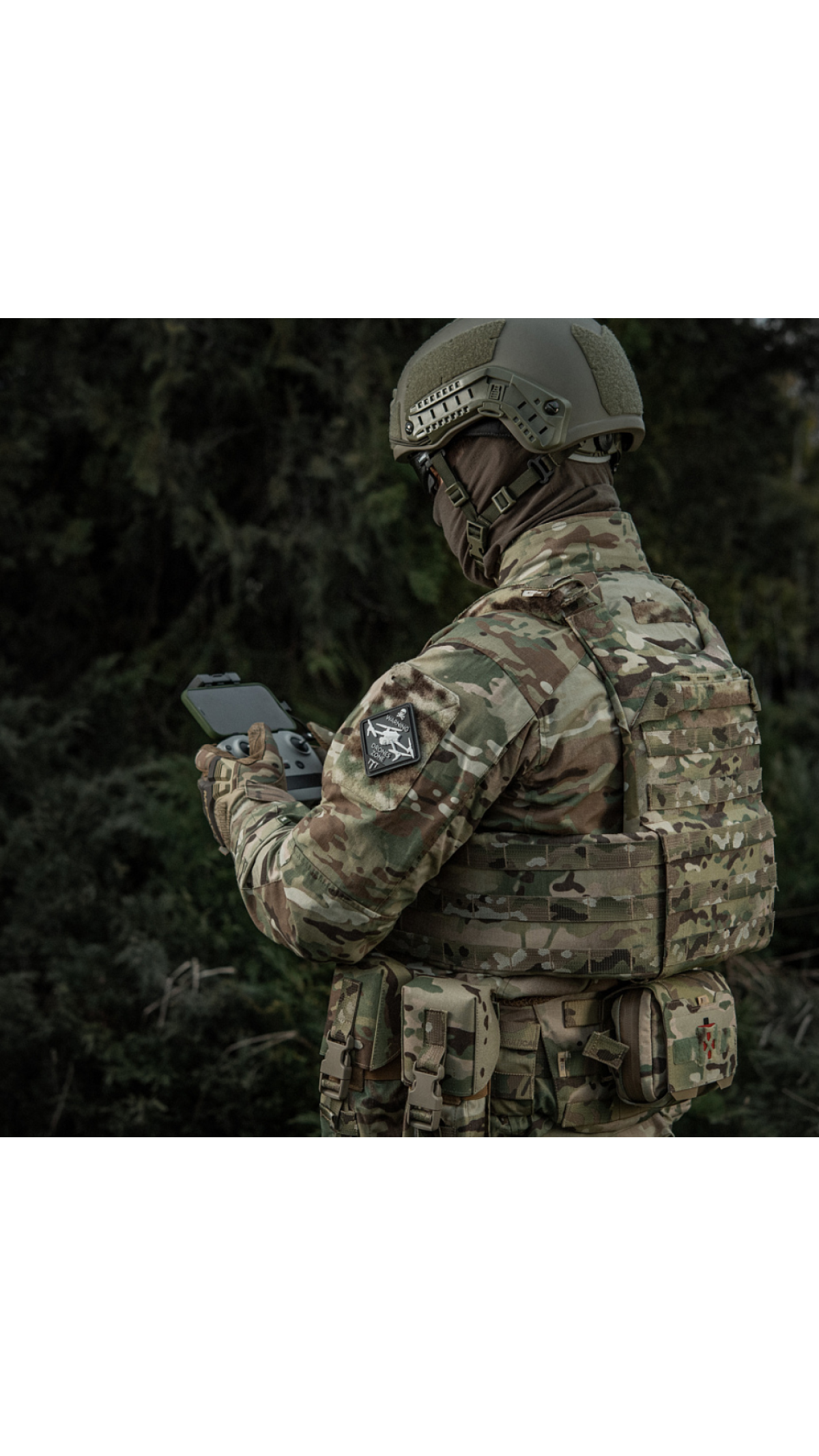 Патч "Drones zone" (ПВХ | Чёрный) ТМ M-Tac Патч "Drones zone" (ПВХ | Чёрный) ТМ M-Tac