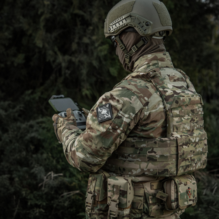 Патч “Drones zone” (ПВХ | Чорний) ТМ M-Tac Патч “Drones zone” (ПВХ | Чорний) ТМ M-Tac