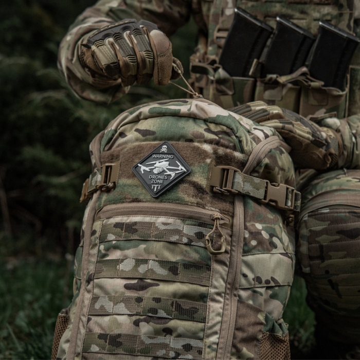 Патч “Drones zone” (ПВХ | Чорний) ТМ M-Tac Патч “Drones zone” (ПВХ | Чорний) ТМ M-Tac
