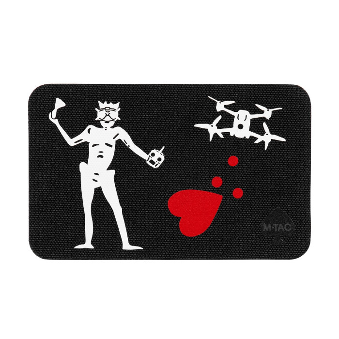 Патч “Прапор Чорна Борода Мавік” (Чорний) ТМ M-Tac