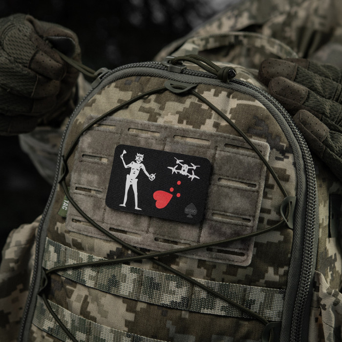 Патч “Прапор Чорна Борода Мавік” (Чорний) ТМ M-Tac