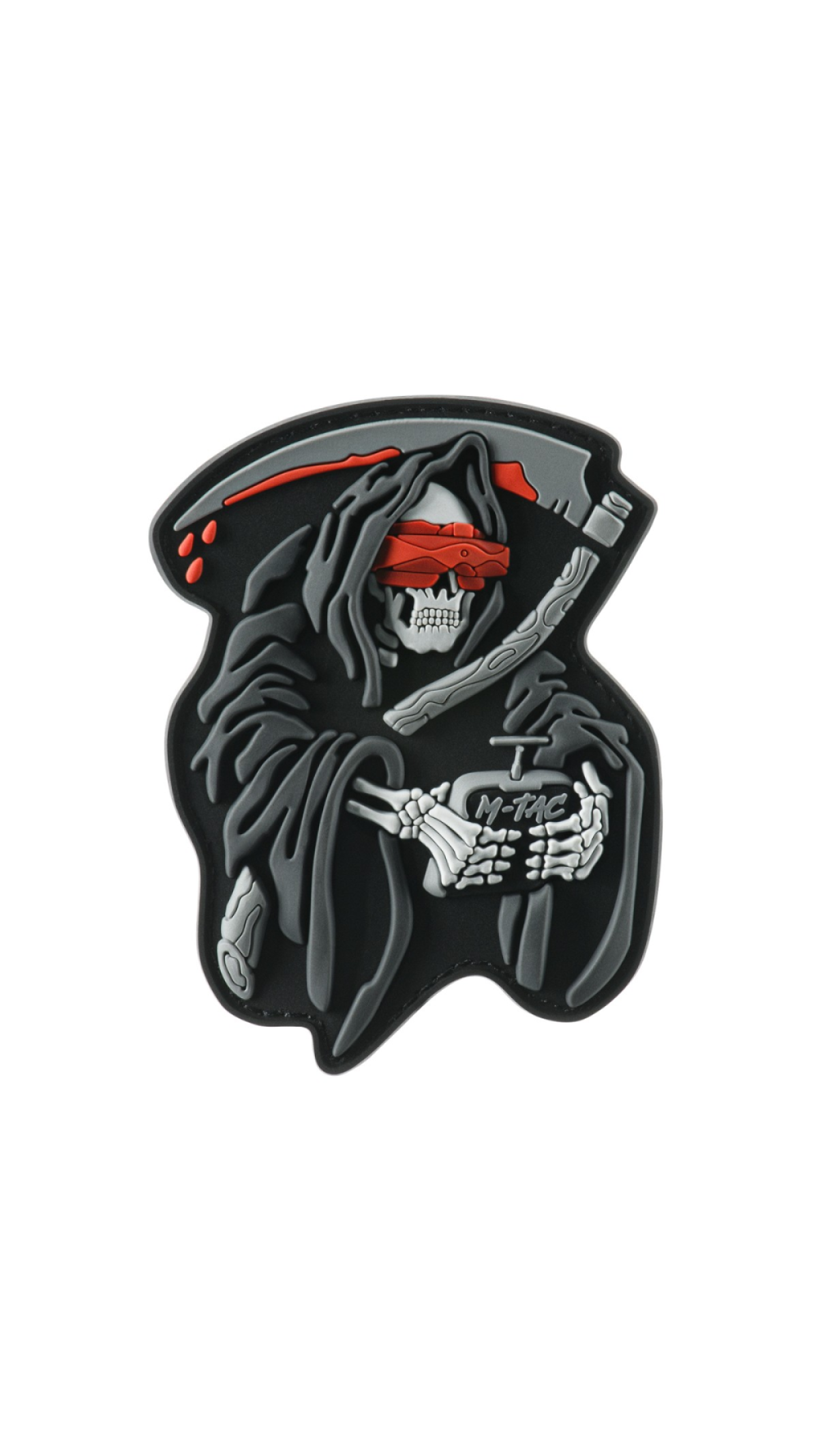 Патч “Operator FPV” (ПВХ | Чорний/Сірий) ТМ M-Tac