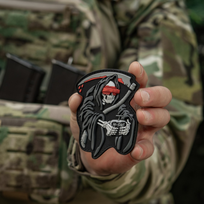 Патч “Operator FPV” (ПВХ | Чорний/Сірий) ТМ M-Tac