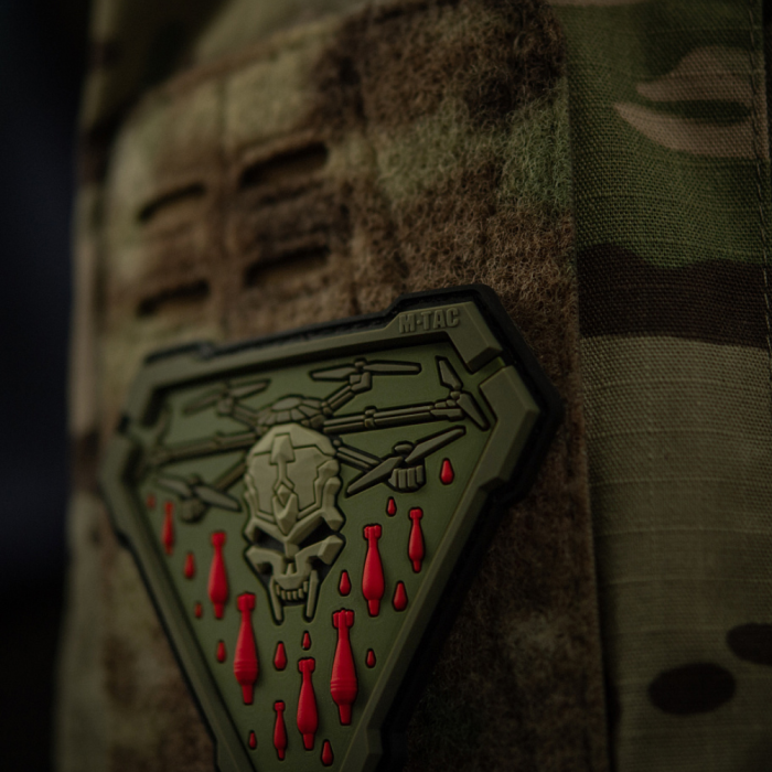 Патч “Vampire” (ПВХ | Чорний/Сірий) ТМ M-Tac