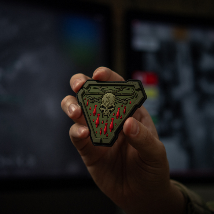 Патч “Vampire” (ПВХ | Чорний/Сірий) ТМ M-Tac