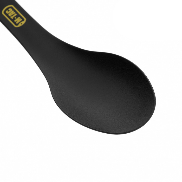 Столове приладдя 3-в-1 універсальне (Чорне | Харчовий пластик) ТМ M-Tac