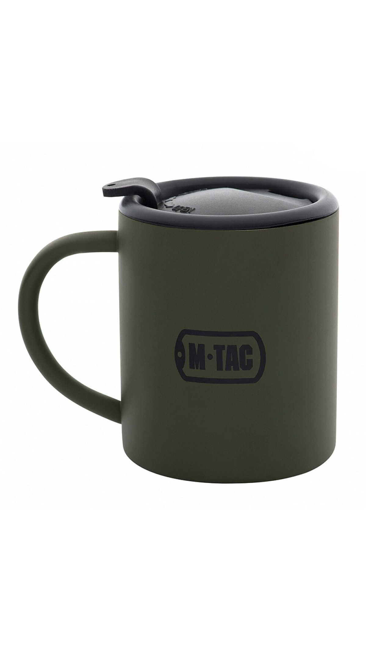 Термокружка з кришкою (280 мл | Неіржавна сталь | Олива) ТМ M-Tac