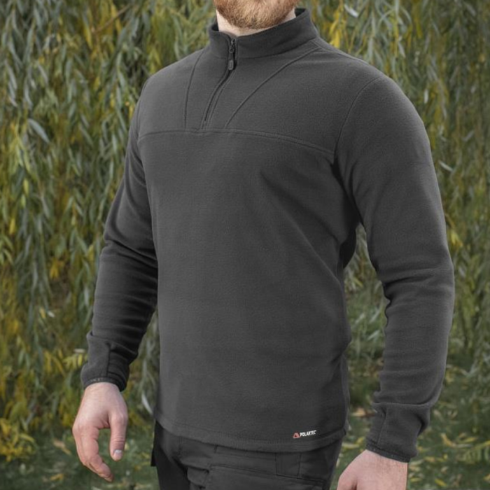 Флісова кофта “Delta” (L | Фліс Polartec | Чорна) ТМ M-Tac Флісова кофта “Delta” (L | Фліс Polartec | Чорна) ТМ M-Tac