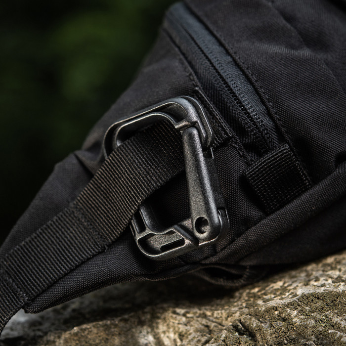 Карабін тактичний “Grimloc” (6 см | ABS-пластик | Чорний) ТМ M-Tac