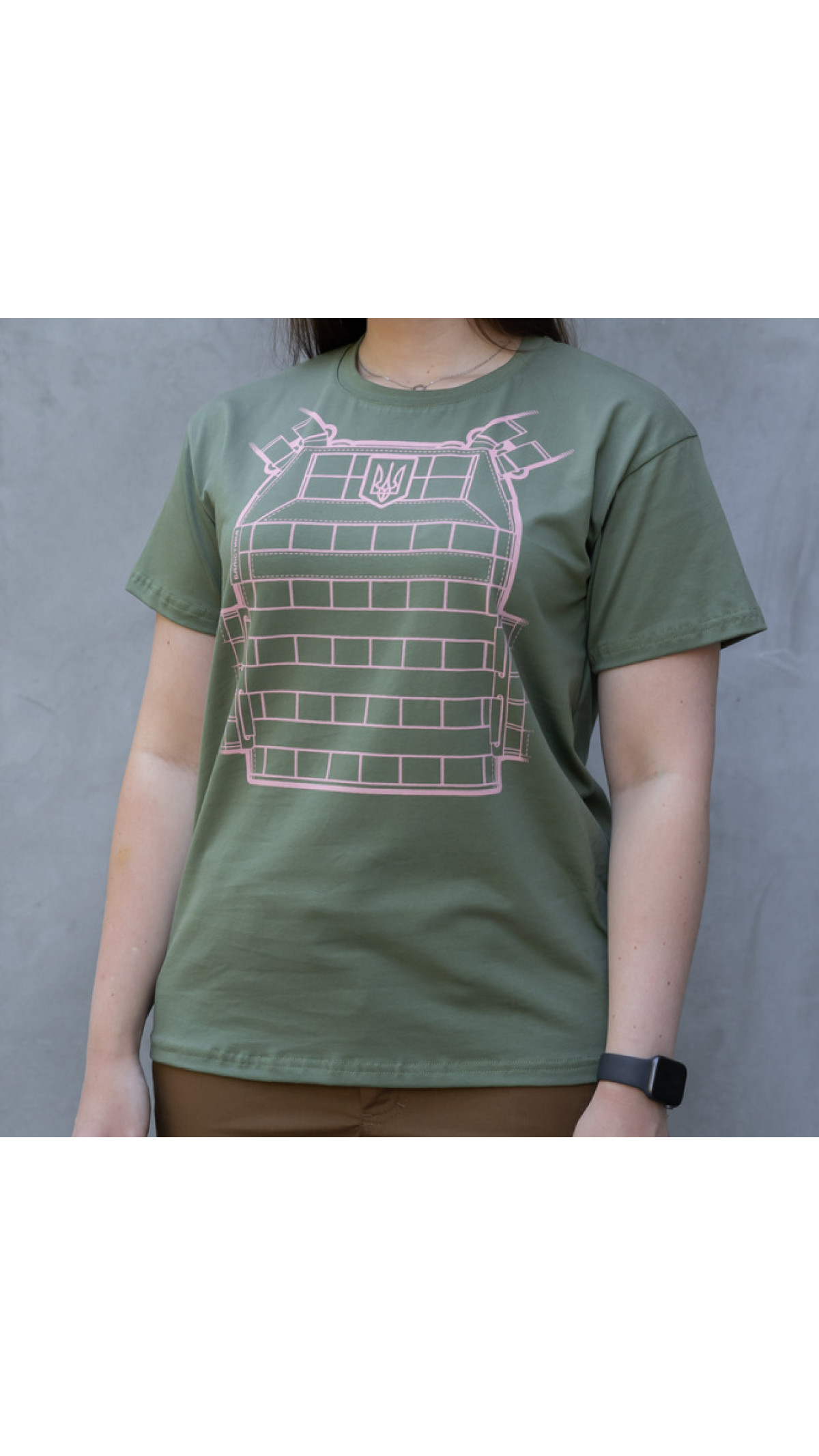 Футболка  (Олива) M3 Pro РОЖЕВА размер S 